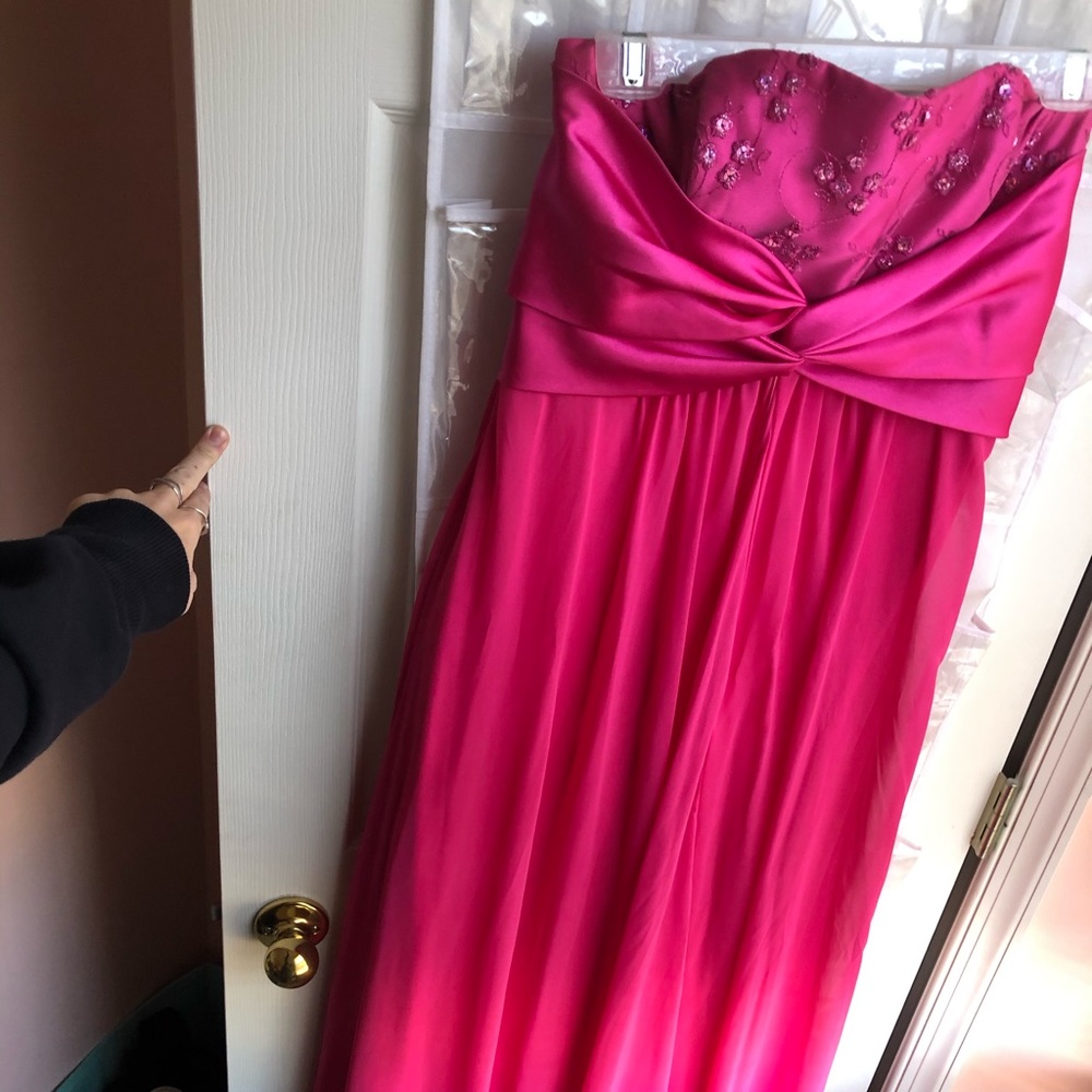 Dark Pink Prom Dress